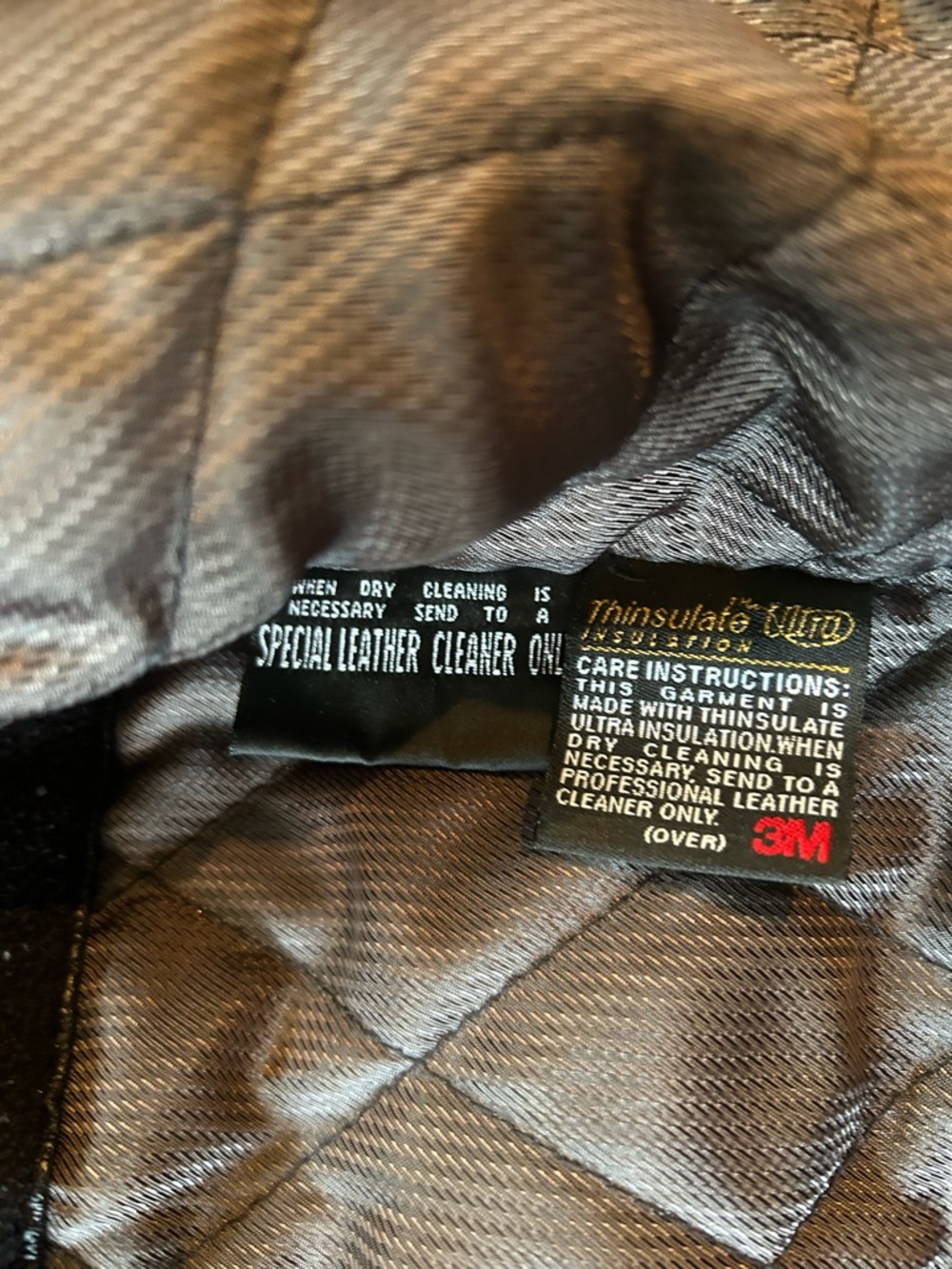 Vintage Wilson Black Leather Bomber Jacket Men Xtra Large - Picture 6 of 9